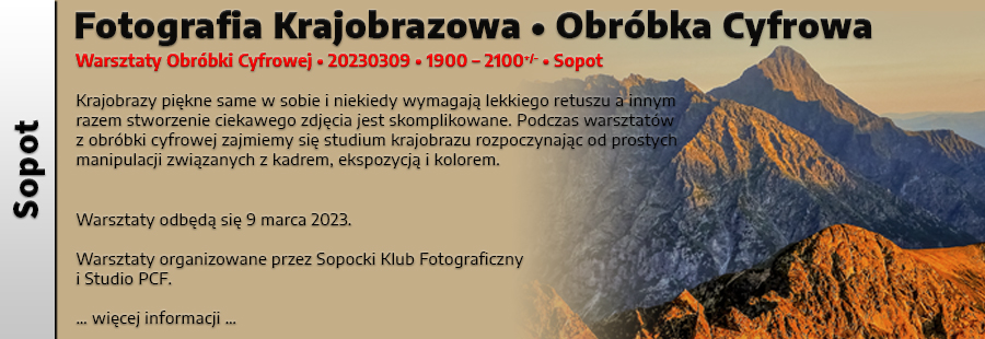 Fotografia Krajobrazowa - Obrbka Cyfrowa