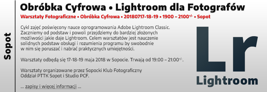 Kurs Oprogramowania - Lightroom dla Fotografw