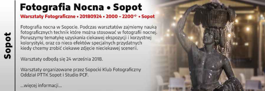 Fotografia Nocna - Sopot Noc