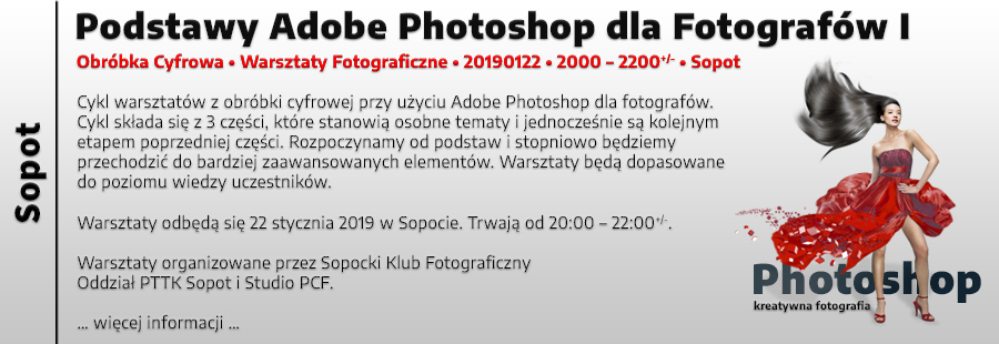 Podstawy Adobe Photoshop dla Fotografw I