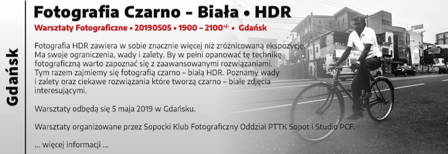 Fotografia Czarno - Biaa HDR