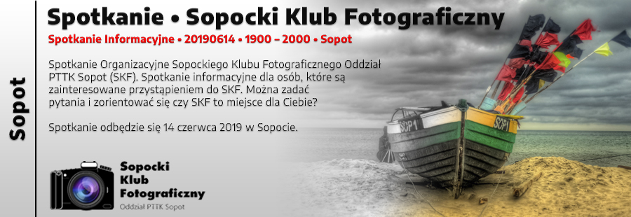 Spotkanie Informacyjne Sopockiego Klubu Fotograficznego