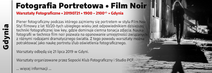 Film Noir - Fotografia Portretowa